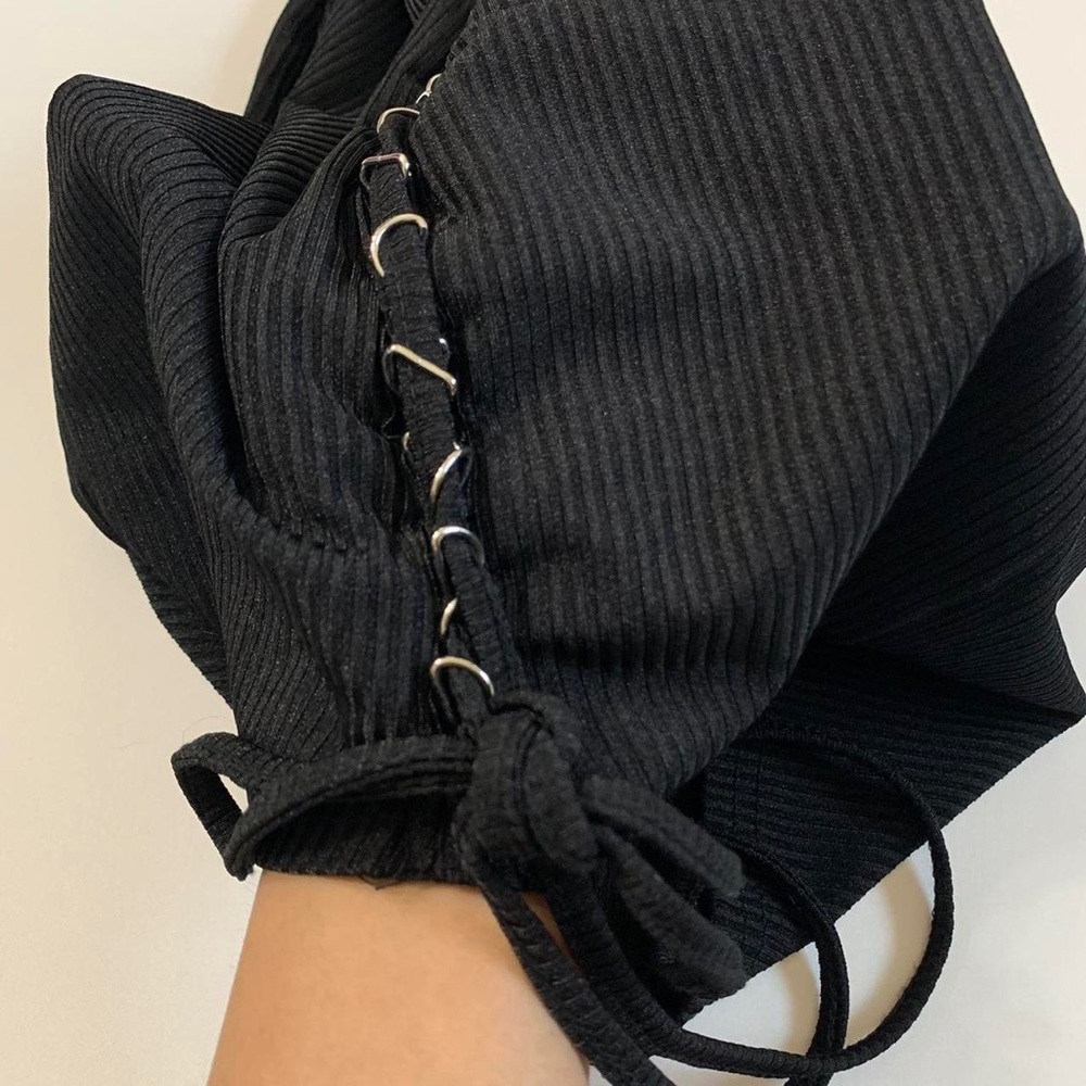 Missguided Ribbed Bodycon Chain Loop Dress - Picture 5 of 5